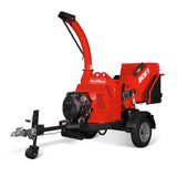 MechMaxx 25hp 750cc Twin Cylinder ZONSEN Petrol Engine 7" Hydraulic Feeding Wood Chipper,  DCH7