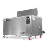 207 Gal / 785L Heavy Duty Industrial Ultrasonic Parts Washer, 28kHz 96 Transducers, Oil Skimmer, SS304 Tank, 22kW Heater, 208–240V 3 Phase Power