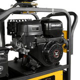 4000 PSI 4 GPM ZONSEN E-Start Engine Hot Water Pressure Washer with Hose Reel,  HPW40D