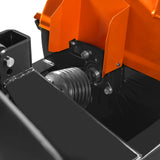 MechMaxx 3-Point PTO Stump Grinder & Wood Chipper Bundle – Orange