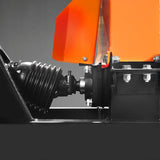 MechMaxx 3-Point PTO Stump Grinder & Wood Chipper Bundle – Orange
