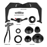 10-24" Rim Wheel Balancer Car Tire Balancing Machine 40 mm Shaft with Foot Pedal Brake,  Laser Guided and LED Illuminator,  WB857