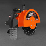 MechMaxx 3-Point PTO Stump Grinder, 30 in Flywheel, 40-100HP, with 44 Carbide Teeth (PTO Shaft Included with Slip Clutch), SG30PRO – Orange