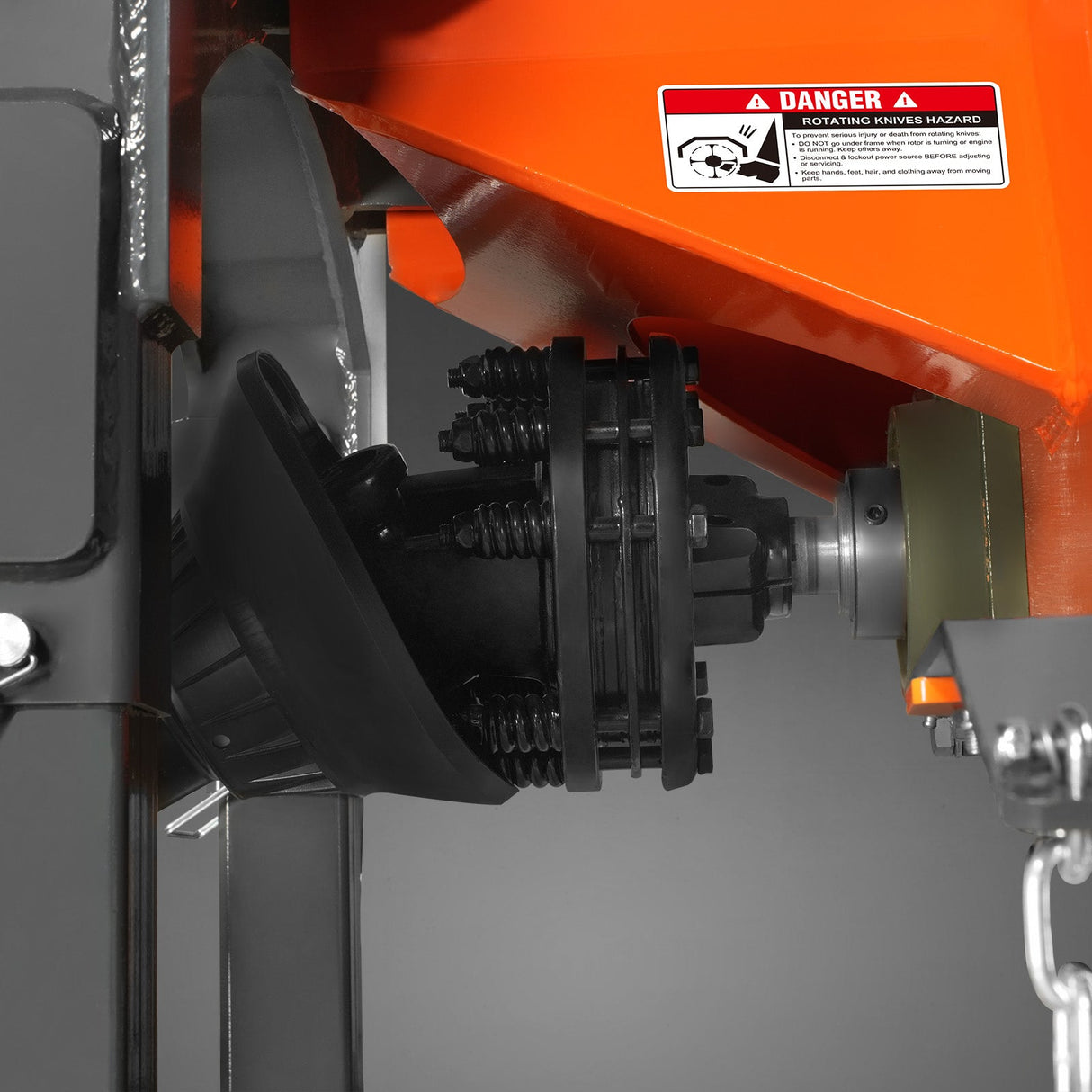 MechMaxx 3-Point PTO Stump Grinder, 30 in Flywheel, 40-100HP, with 44 Carbide Teeth (PTO Shaft Included with Slip Clutch), SG30PRO – Orange