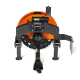 MechMaxx 3-Point PTO Stump Grinder, 30 in Flywheel, 40-100HP, with 44 Carbide Teeth (PTO Shaft Included with Slip Clutch), SG30PRO – Orange