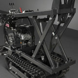 MechMaxx 1100lbs Capacity E-Start 10HP 302cc Gas Engine Tracked Dumper Hydraulic Tipping and Lifting with Front Shovel ,  D50HTFL