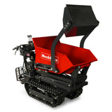 MechMaxx 1100lbs Capacity E-Start 10HP 302cc Gas Engine Tracked Dumper Hydraulic Tipping and Lifting with Front Shovel ,  D50HTFL