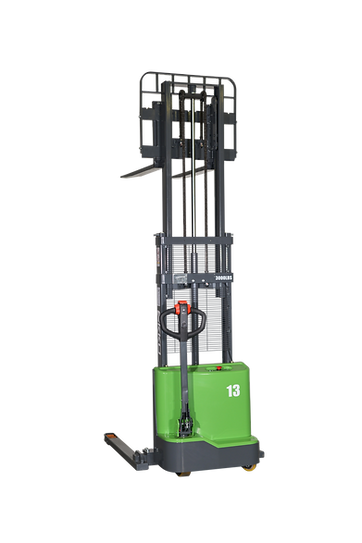 EKKO Lithium Straddle Stacker 2800 lb Capacity 138" Height EB13C-138LI