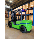 4 Wheel Electric Forklift | 7000 lbs Capacity | Raised Height 185'' | EKKO EK35GT-LI