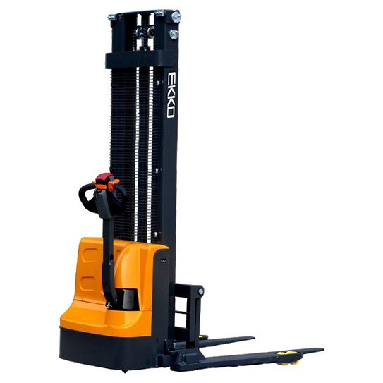 Electric Straddle Stacker | 2640 lbs Capacity | Lift Height 138'' | EKKO EB12E-138