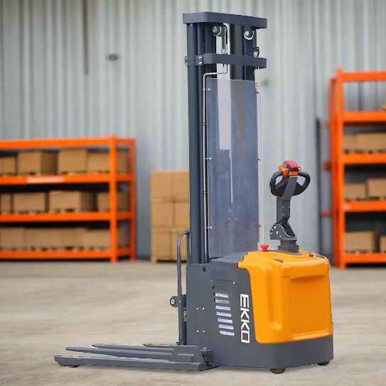 Electric Straddle Stacker | 4400 lbs Capacity | Lift Height 216'' | EKKO EB16EA