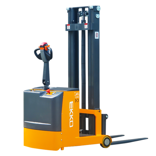 Electric Counterbalanced Walkie Stacker | 1550 lbs. | Lift Height 118''| EKKO EK07S