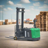 Electric Counterbalanced Walkie Stacker | Lithium | 3300 lbs. | Lift Height 189''| EKKO EK14S-189LI
