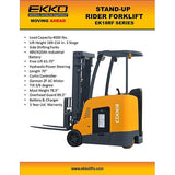 Electric Forklift | Stand up Rider | 4000 lbs. Capacity | Lift Height 189'' | EKKO EK18RFL