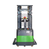 Electric Straddle Stacker | 4400 lb. Cap.| 216" Height | EKKO EB20CS-216Li