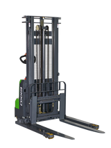 EKKO Lithium Straddle Stacker 3000 lb. Capacity 138" Height, Side Shift EB14CS-138Li