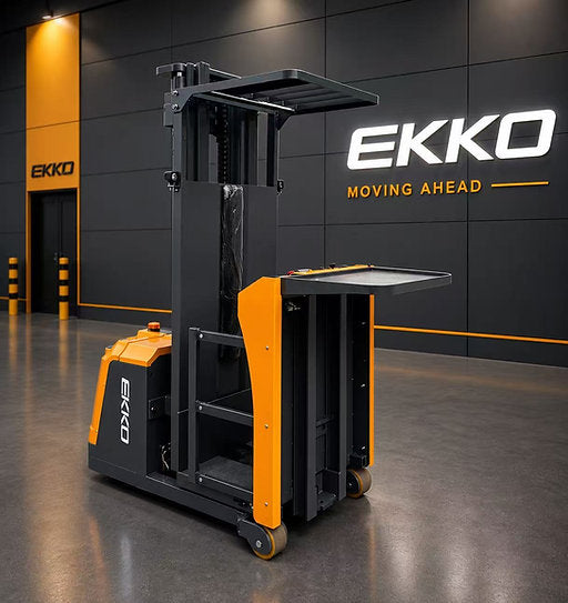 EKKO Series Lithium Electric Order Picker 220 lbs Capacity 216'' Lift Height EOP22-216LI