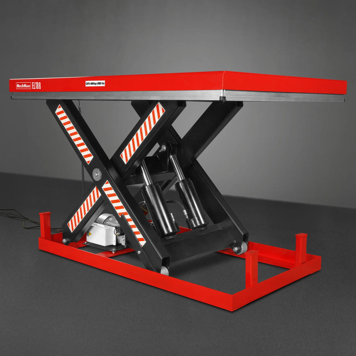 8800lbs Capacity Stationary Hydraulic Lift Table,  66.9" x 47.2" Platform,  43.3" Height,  UL Certified Motor,  ELT88