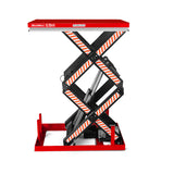 4400lbs Capacity Stationary Electric Hydraulic Double Scissor Lift Table,  51.2" x 33.5" Platform,  70.1" Lift Height,  UL Certified Motor,  ELTD44