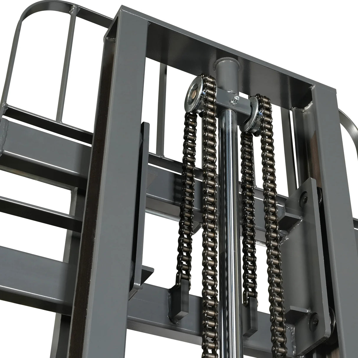 2640lbs Lithium-ion Electric Straddle Stacker,  138" Lift,  Adjustable Legs & Forks,  F26-138S