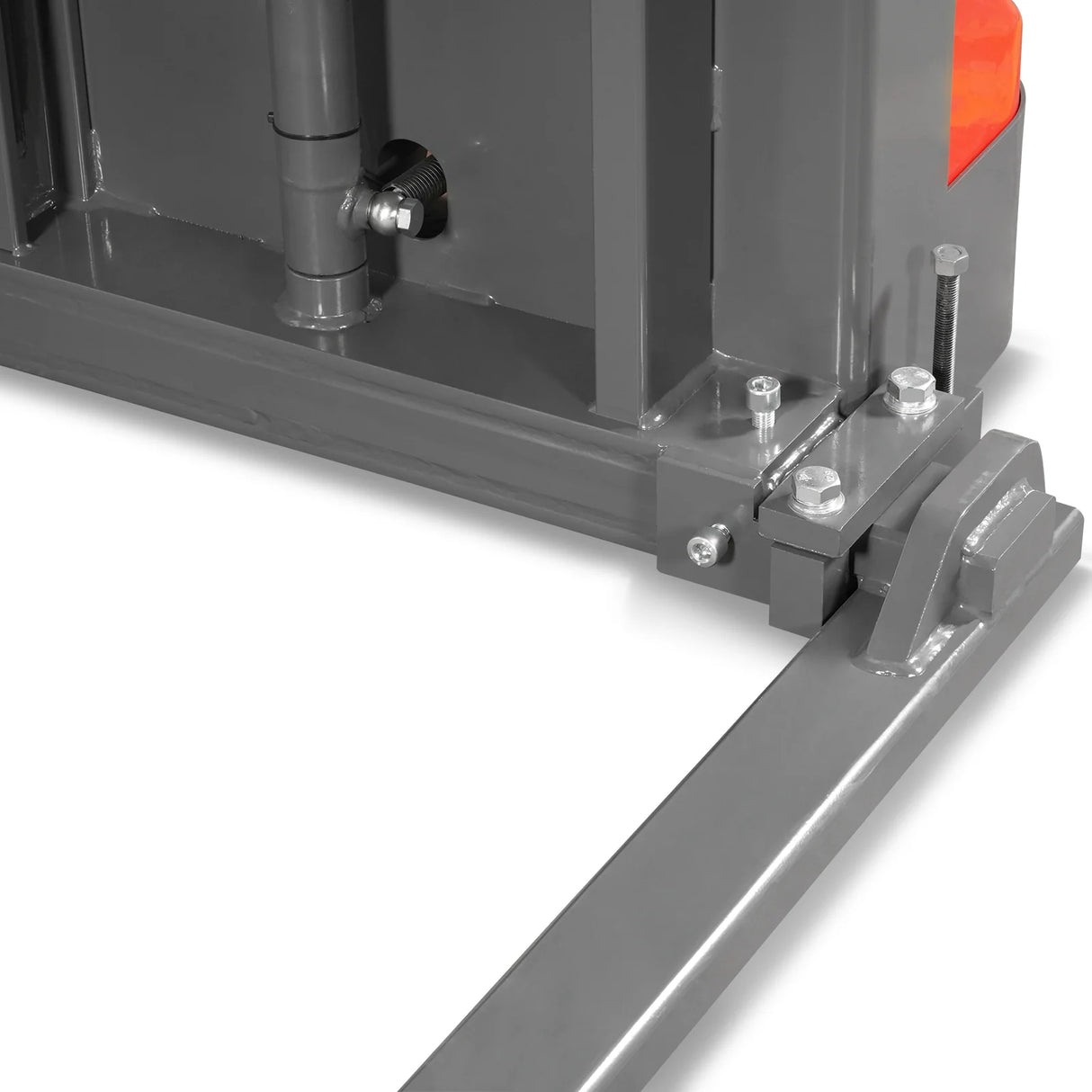 2640lbs Lithium-ion Electric Straddle Stacker,  118" Lift,  Adjustable Legs & Forks,  F26-118S