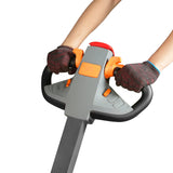 2640lbs Electric Straddle Stacker,  98" Lift,  Adjustable Legs & Forks,  F26-98SLA