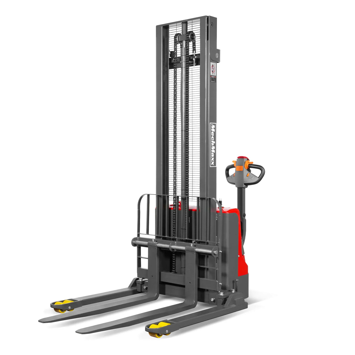 2640lbs Electric Straddle Stacker, 138" Lift,  Adjustable Legs & Forks,  F26-138SLA