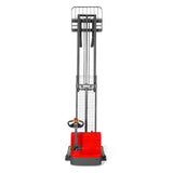 2640lbs Electric Straddle Stacker, 138" Lift,  Adjustable Legs & Forks,  F26-138SLA