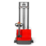 2640lbs Electric Straddle Stacker, 138" Lift,  Adjustable Legs & Forks,  F26-138SLA