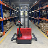 2640lbs Electric Straddle Stacker,  98" Lift,  Adjustable Legs & Forks,  F26-98SLA