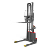3300lbs Lithium-ion Electric Straddle Stacker,  118" Lift,  Adjustable Legs & Forks,  F33-118S