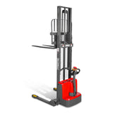 3300lbs Lithium-ion Electric Straddle Stacker,  118" Lift,  Adjustable Legs & Forks,  F33-118S