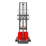 3300lbs Lithium-ion Electric Straddle Stacker,  118" Lift,  Adjustable Legs & Forks,  F33-118S