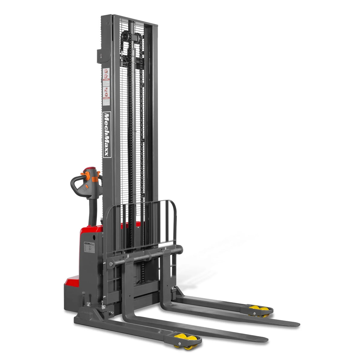 3300lbs Electric Straddle Stacker,  138" Lift,  Adjustable Legs & Forks,  F33-138SLA