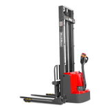 3300lbs Electric Straddle Stacker,  138" Lift,  Adjustable Legs & Forks,  F33-138SLA