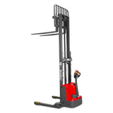 3300lbs Lithium-ion Electric Straddle Stacker,  98" Lift,  Adjustable Legs & Forks,  F33-98S