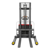 3300lbs Electric Straddle Stacker,  98" Lift,  Adjustable Legs & Forks,  F33-98SLA