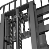 3300lbs Lithium-ion Electric Straddle Stacker,  118" Lift,  Adjustable Legs & Forks,  F33-118S