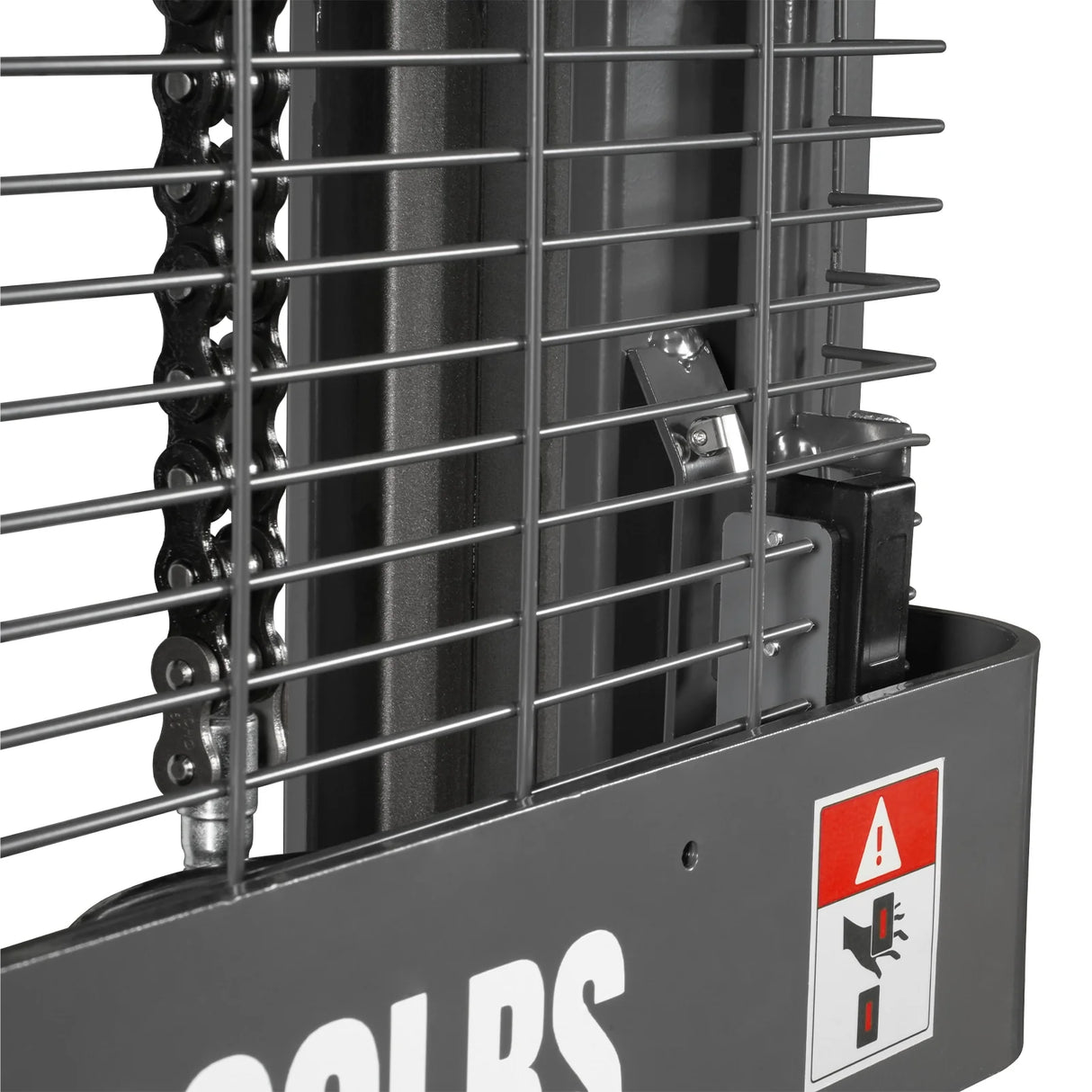 3300lbs Lithium-ion Electric Straddle Stacker,  118" Lift,  Adjustable Legs & Forks,  F33-118S