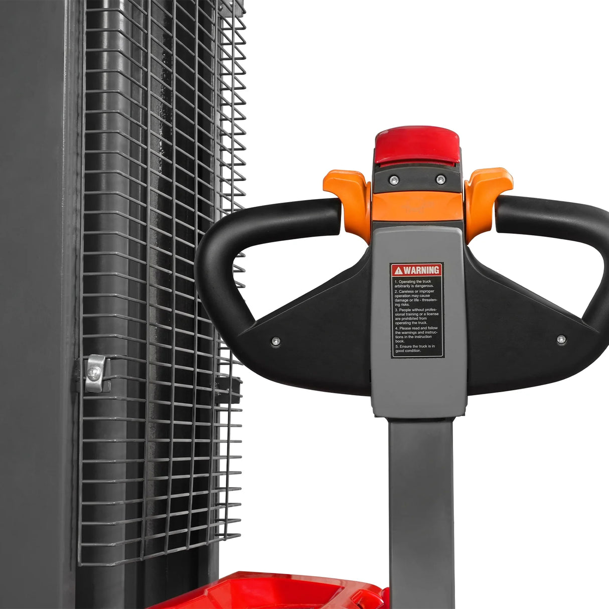 3300lbs Lithium-ion Electric Straddle Stacker,  138" Lift,  Adjustable Legs & Forks,  F33-138S