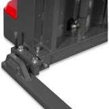 3300lbs Electric Straddle Stacker,  138" Lift,  Adjustable Legs & Forks,  F33-138SLA