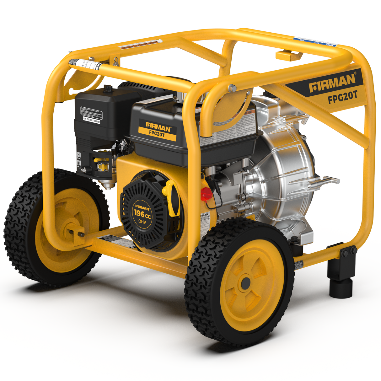 2-Inch Portable High Pressure Water and Semi-Trash Pump
