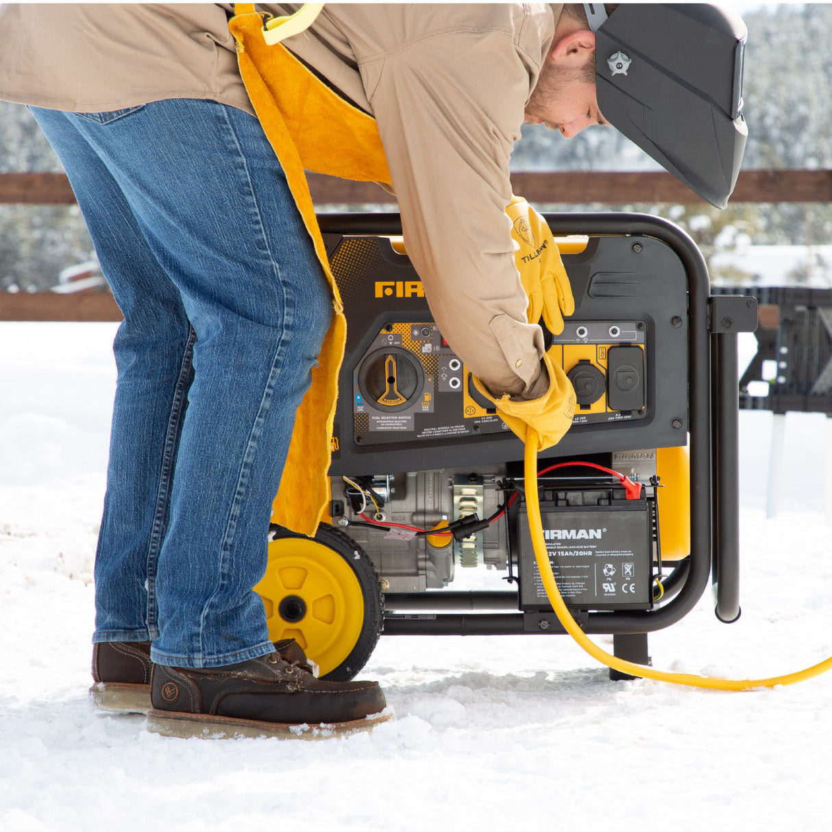 Dual Fuel Portable Generator 8000W Electric Start 120/240V