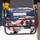 Gas Portable Generator 4550W Recoil Start 120V