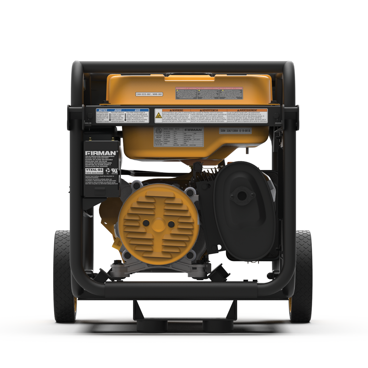 Dual Fuel Portable Generator 3650W Recoil Start
