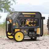Dual Fuel 4550W Portable Generator Electric Start with CO Alert