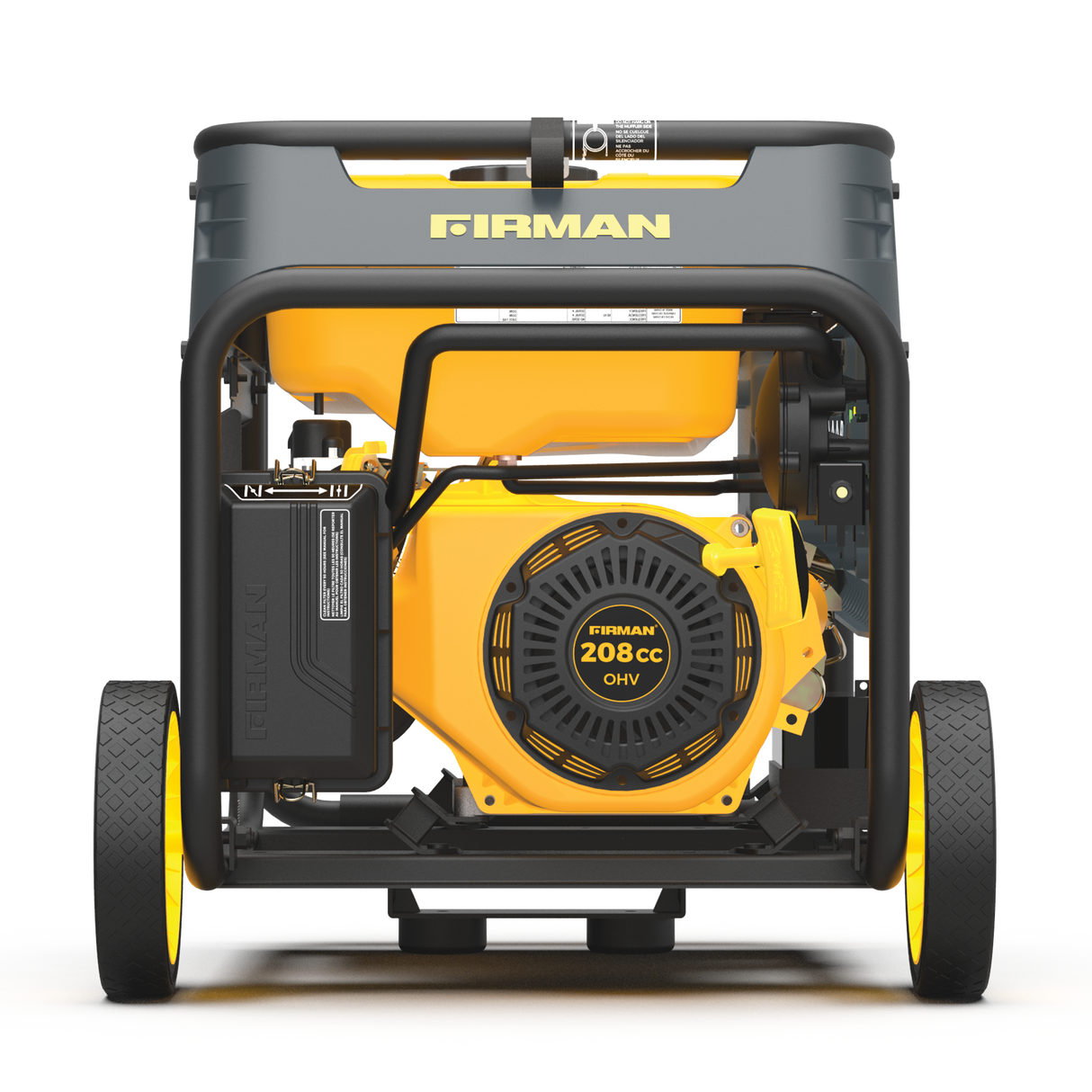Dual Fuel 4550W Portable Generator Electric Start with CO Alert