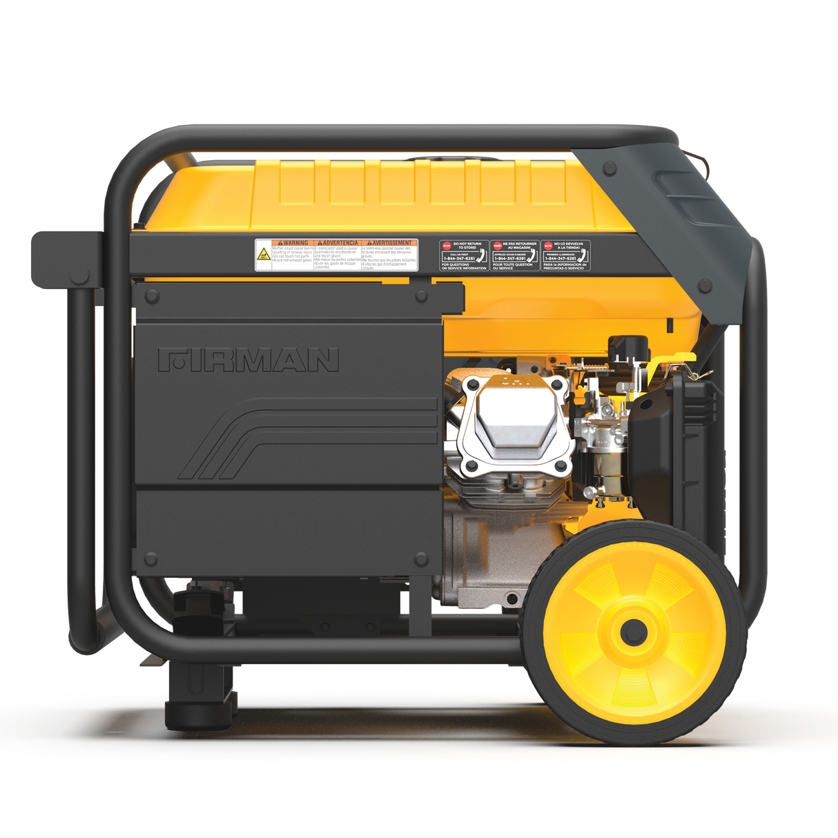 Dual Fuel 4550W Portable Generator Electric Start with CO Alert