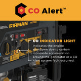 Dual Fuel Portable Generator 9400W Electric Start 120/240V with CO Alert