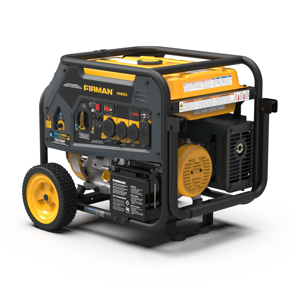 Dual Fuel Portable Generator 8000W Electric Start 120/240V
